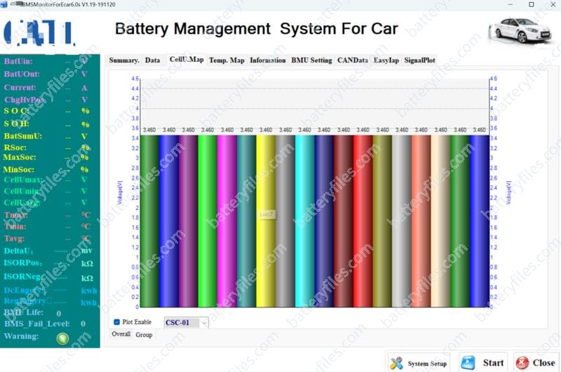 BMS Ecar Monitor UI