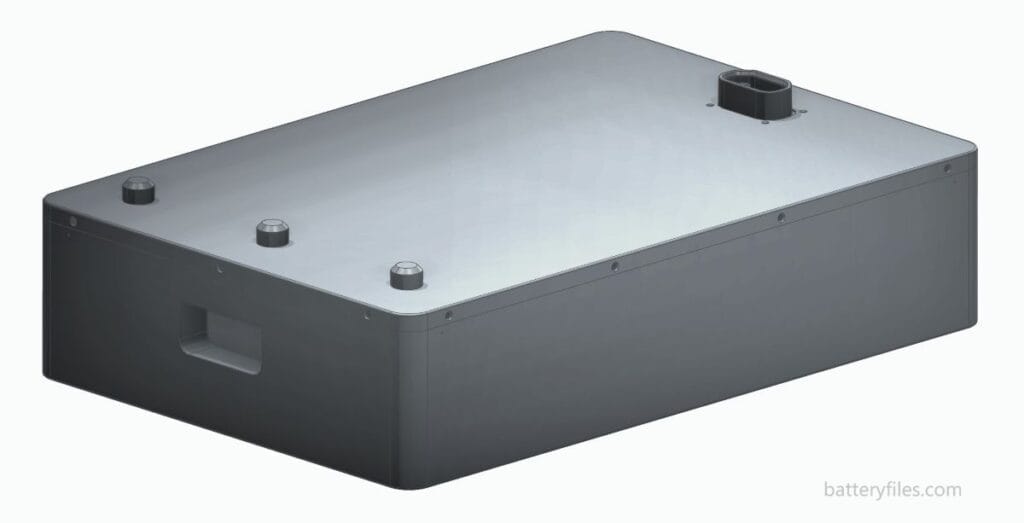 51.2V100Ah LFP Air-cooled Stackable Residential ESS 3D CAD Step File Module