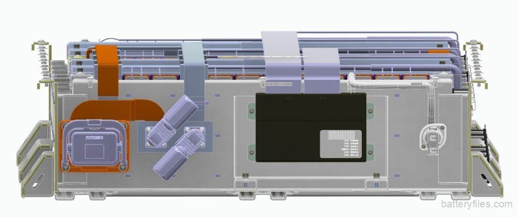BYD Blade Battery Pack 3D Data BMS