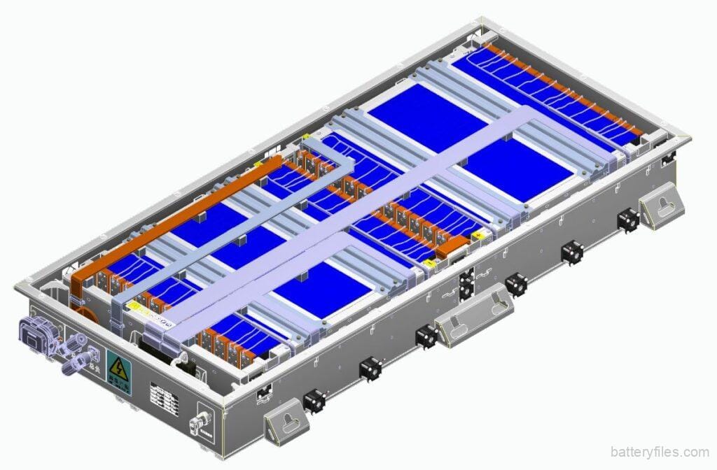 BYD Blade Battery Pack 3D Data Inside