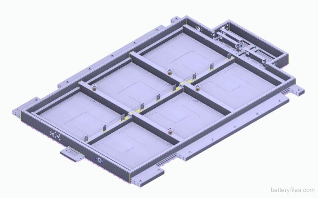 CALB EV CTP 2.0 Battery Beam Structure