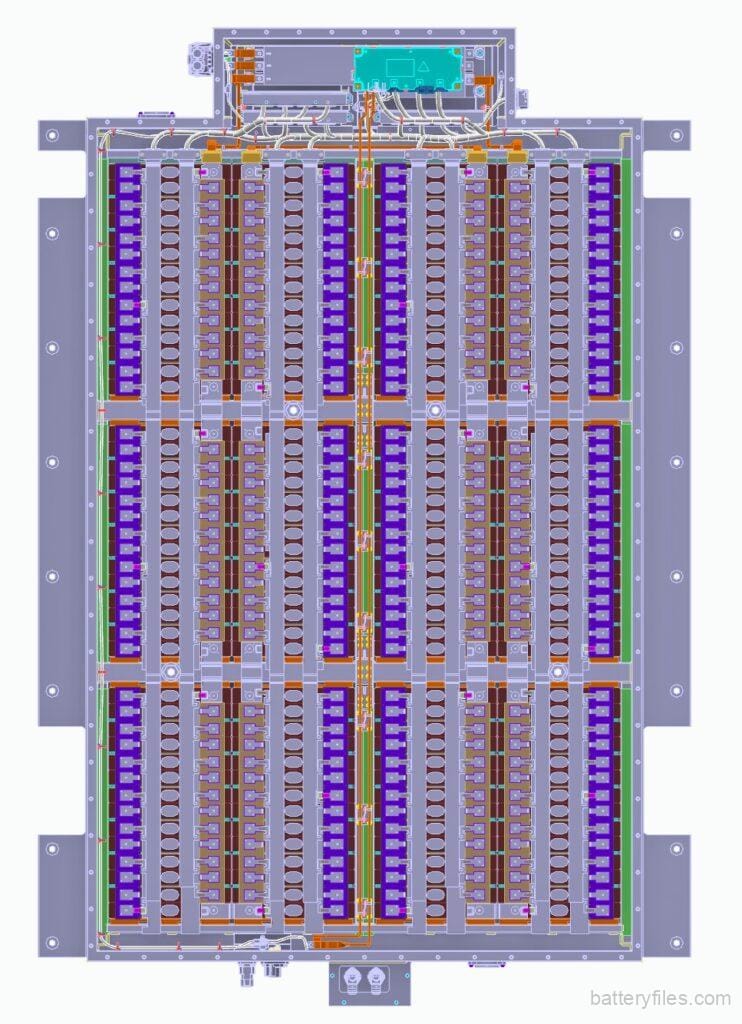 CALB EV CTP 2.0 Battery above
