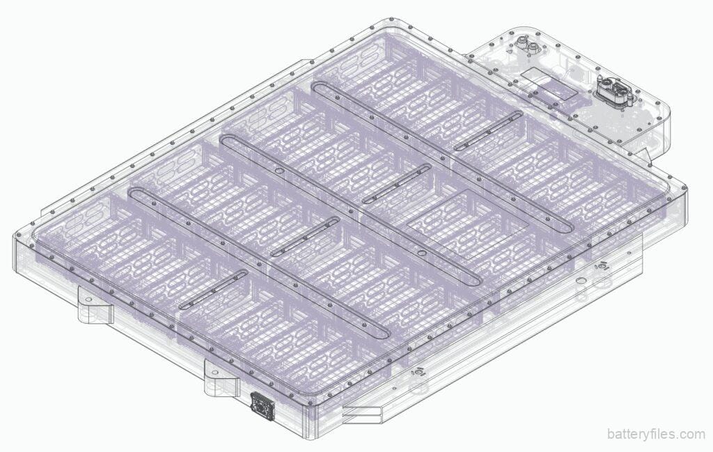 NIO ES8 Battery Pack Edges